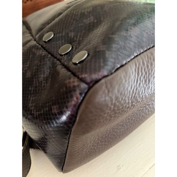 Hammitt Hunter Backpack Olivine Snake Leather Medium Bag